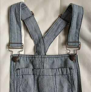 railroad striped overall dress 🚂